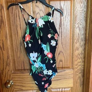 Floral Halter Neck Dress